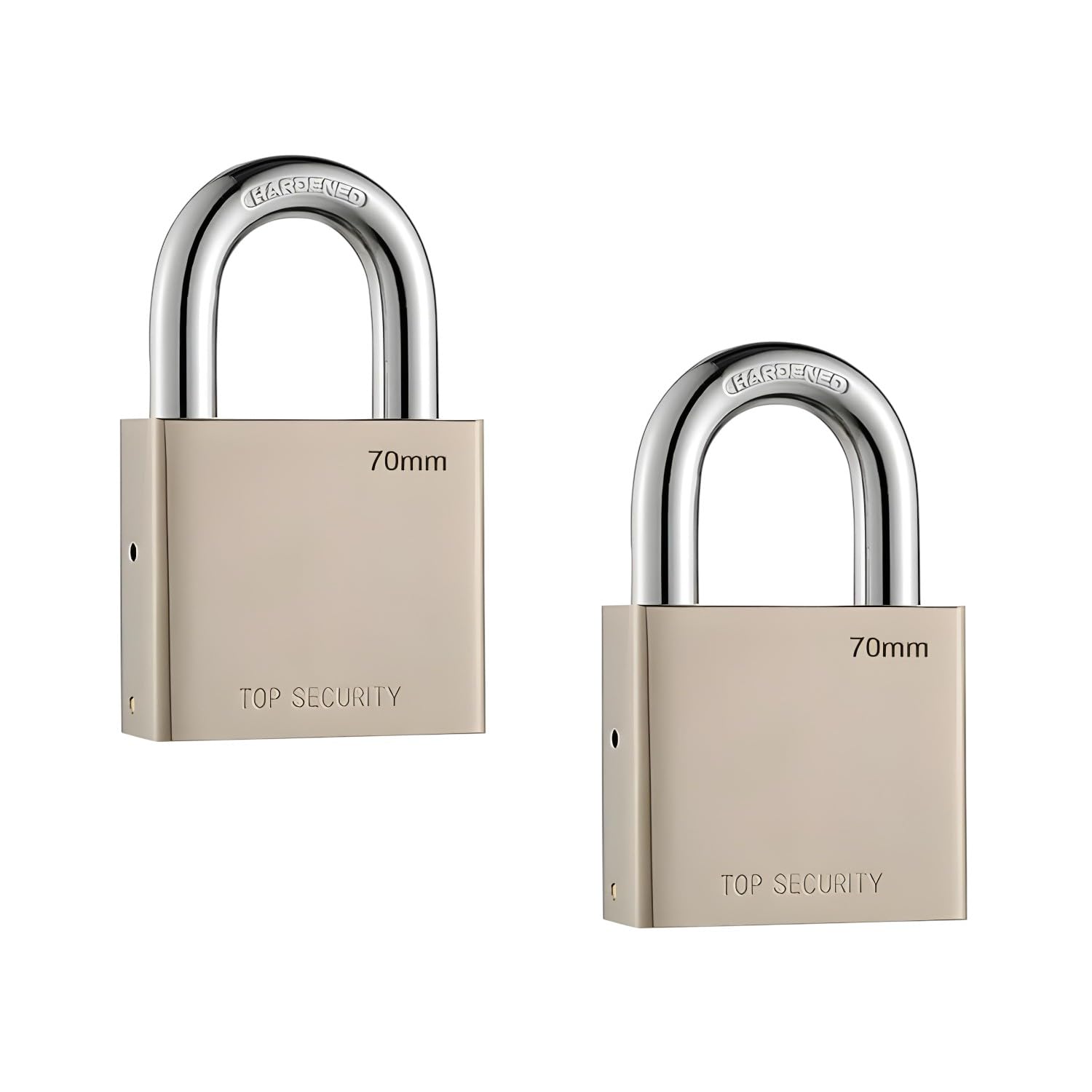 Oblivion Lock for Home - Multipurpose Solid Keys Padlock - Corrosion Resistant and Waterproof Heavy Duty Security Lock for Main Door, Gate, Dormitory, Shops, Offices and Shutters (2, 70mm)