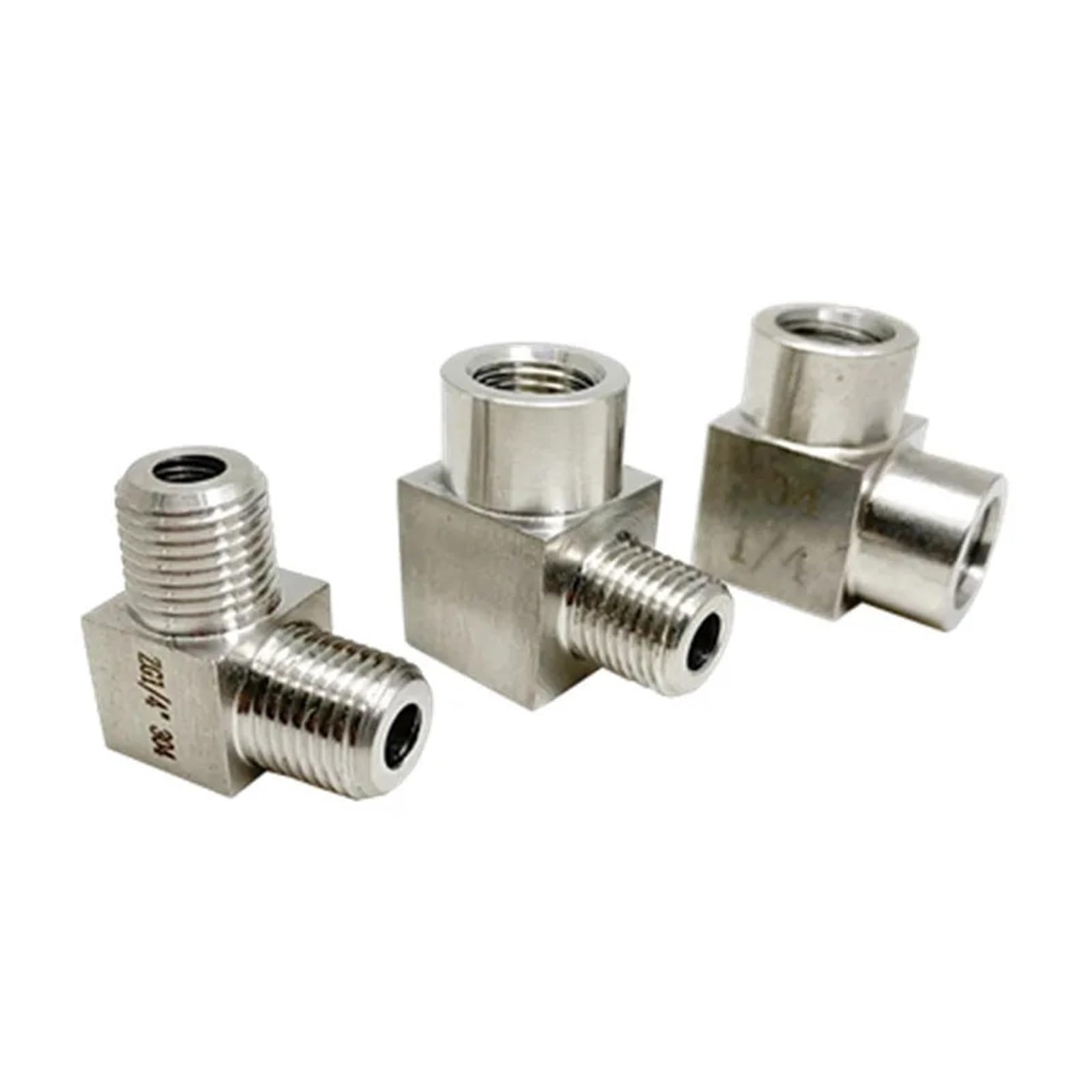 1/8 "1/4" 3/8 "1/2" 3/4 "1" BSP Femmina Maschio Filettatura In Acciaio Inox 304 Gomito Resistente Ad Alta Pressione Raccordo connettore(Male 1")