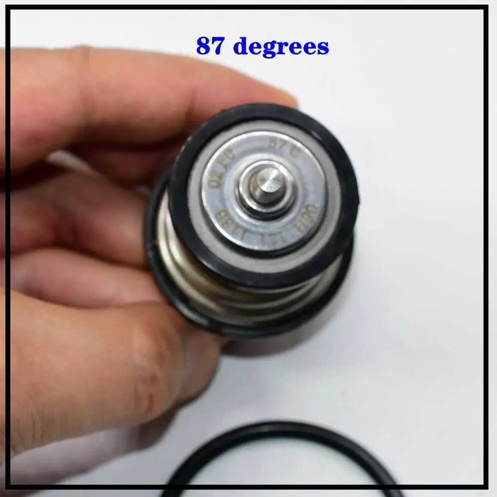 OBUDOWA TERMOSTATU 80 87 90 pasuje do Audi A3 A4 pasuje do VW Jetta Passat CC pasuje do Maiteng Tiguan 2.0L 06H121113B 06H 121 113 B(87 degrees)