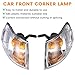 Ruitutedianzi 1 Pair Car Front Corner Lamp Light for AE100 AE101 E100 1993 1994 1995 1996 1997 Signal Lamp