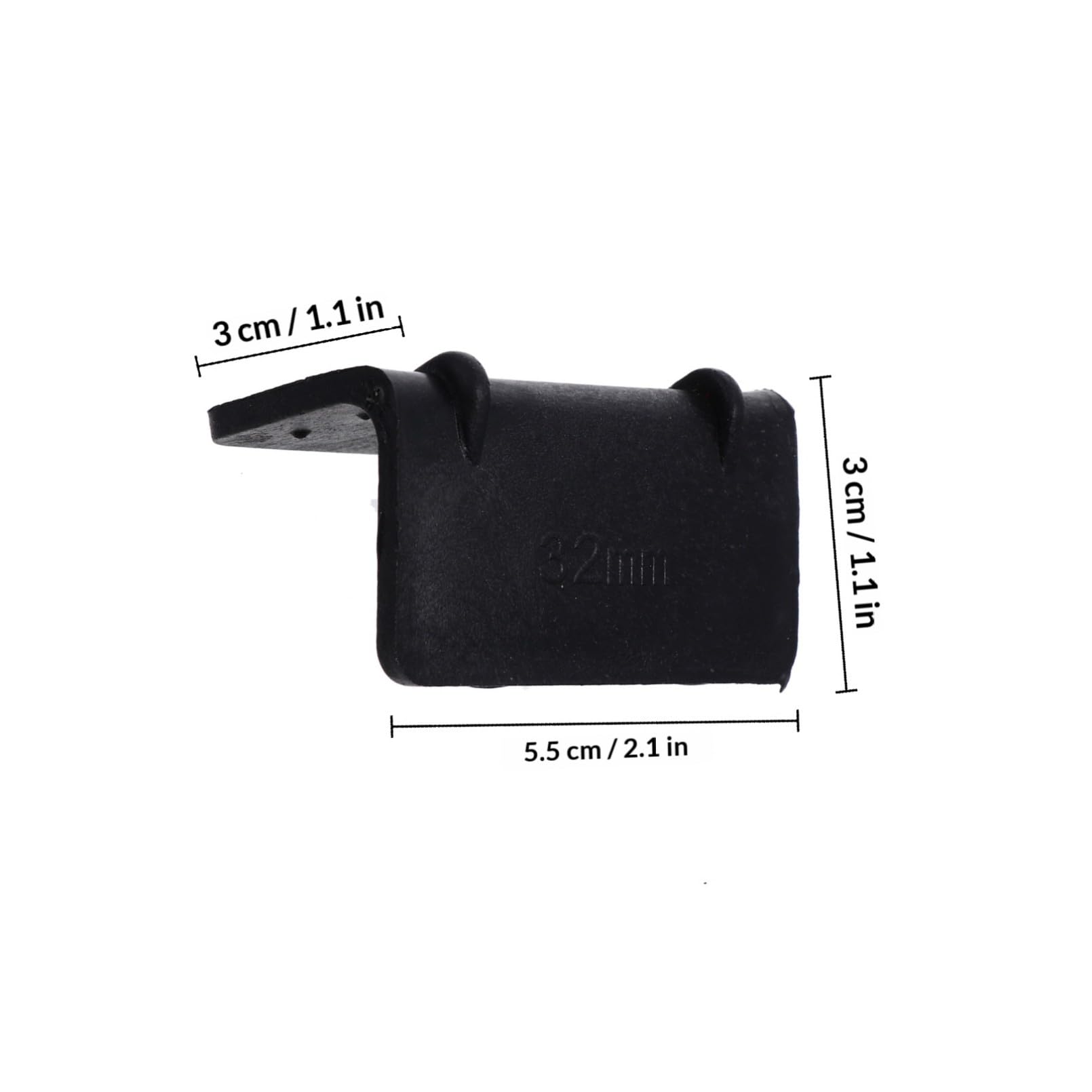 Luxshiny 100 Protecteurs De Bord en Plastique 2.17X1.18X1.18In Protection d'angle pour Cargaison avec Répartition Uniforme De La Pression Protège Feuillard Et Palette pour Transport Et Stockage
