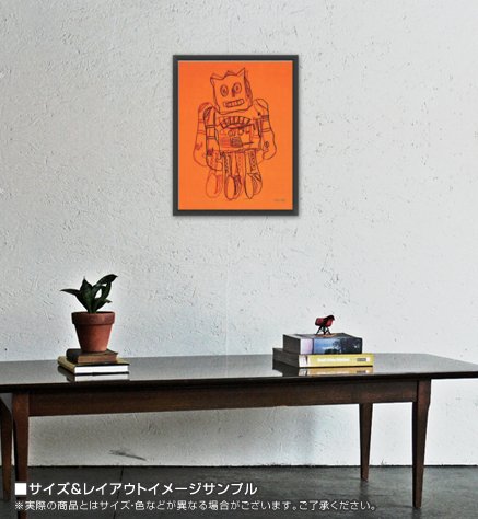 額装品/Robot (Orange)/アンディ ウォーホル/ポスター/インテリア Amazon.co.jp: ポスター アンディ ウォーホル Robot (Orange) 額装品