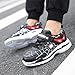 LSCBZS Boys Lightweight Sneakers Fashion Leather Kids Toddler Girls Tennis Running Shoes (Black, 10 Toddler)