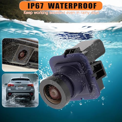 Image of EC3Z-19G490-A Rear View Backup Camera Compatible with Ford F250 F350 F450 F550 2013 2014 Park Assist Camera Replaces # EC3Z-19G490-B