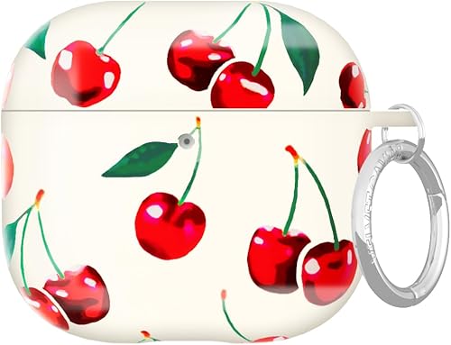 Miniatura 24 de VELVET CAVIAR Funda compatible con AirPods 4 con llavero – Lindas fundas protectoras duras para AirPod de 4ª generación para mujeres, disco vaquera