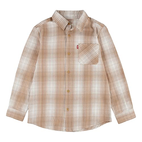 Chemise Levi's flanelle pour les sorties d'automne des garçons de 5 ans