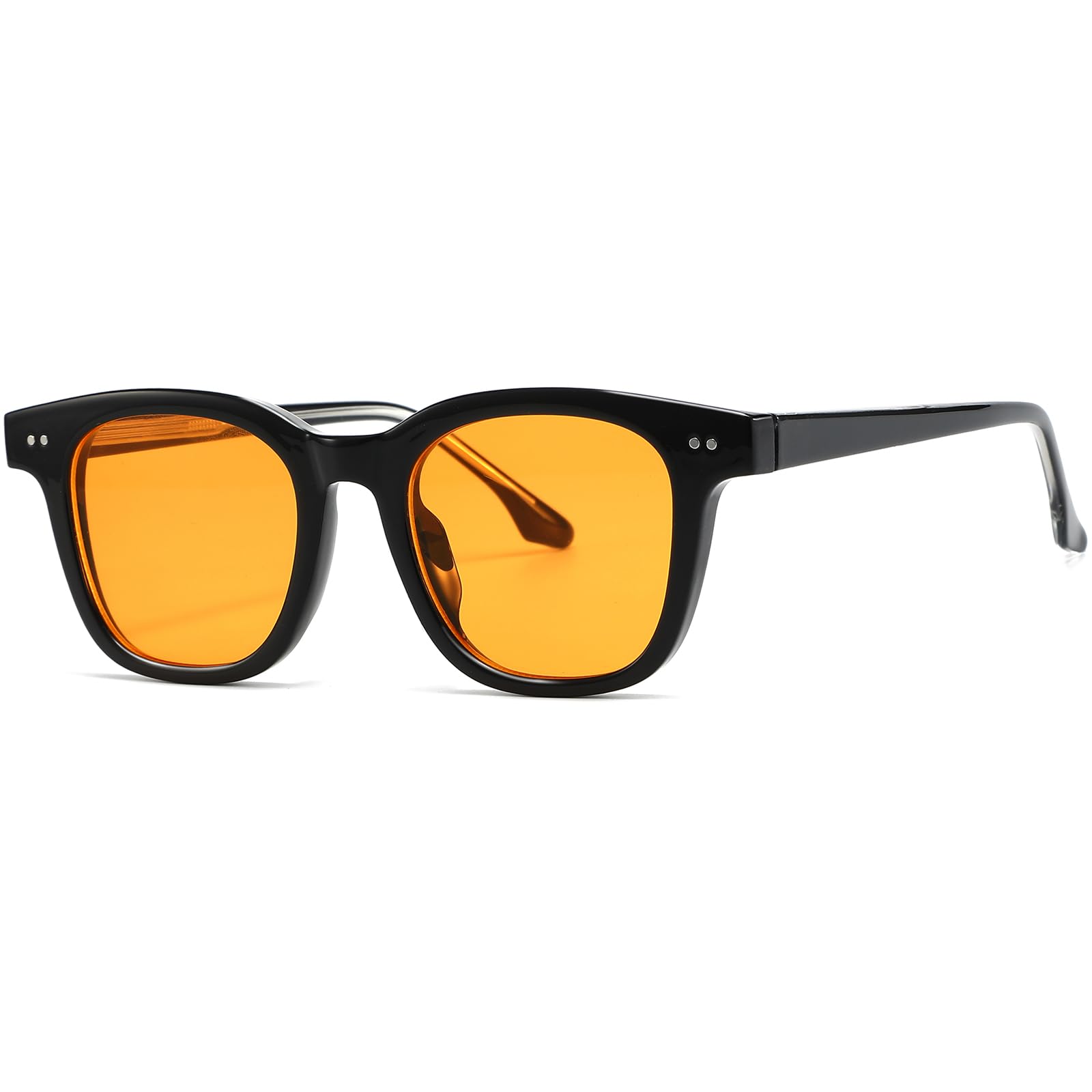 AIEYEZO Square Sunglasses for Women Men Fashion Sunnies, TR90 Frame Sun Glasses Trendy Retro Shades