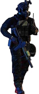 Pipigirl x HASUKI 1/12 Scale Special Forces Action Figure, SWAT Soldier Figure Model, Accessories Collection Military Toys
