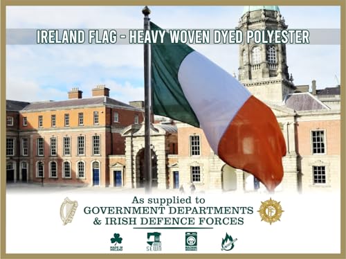 Drapeau national irlandais 90 x 180 cm - Tissé lourd conforme norme gouvernementale