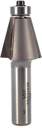 Whiteside Broca biselada del borde de los pedazos 2325 del router con la longitud de corte de 15 grados de 1 pulgada