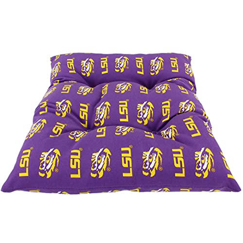 Image of College Covers Everything Comfy LSU Tigers Rocker Pad - Chair Cushion