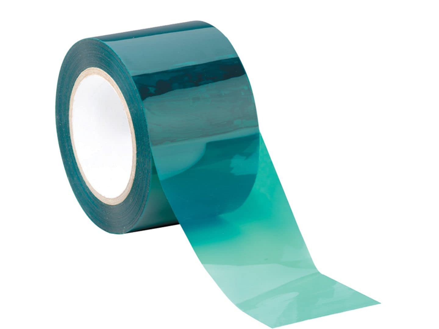 Caplugs PC21-0125 PC21-SH Series – 2 Mil Thick Green Polyester Tape, 1 Roll 1/8" W x 72 Yds L, High Temperature Masking Up to 400°F (204° C), Powder