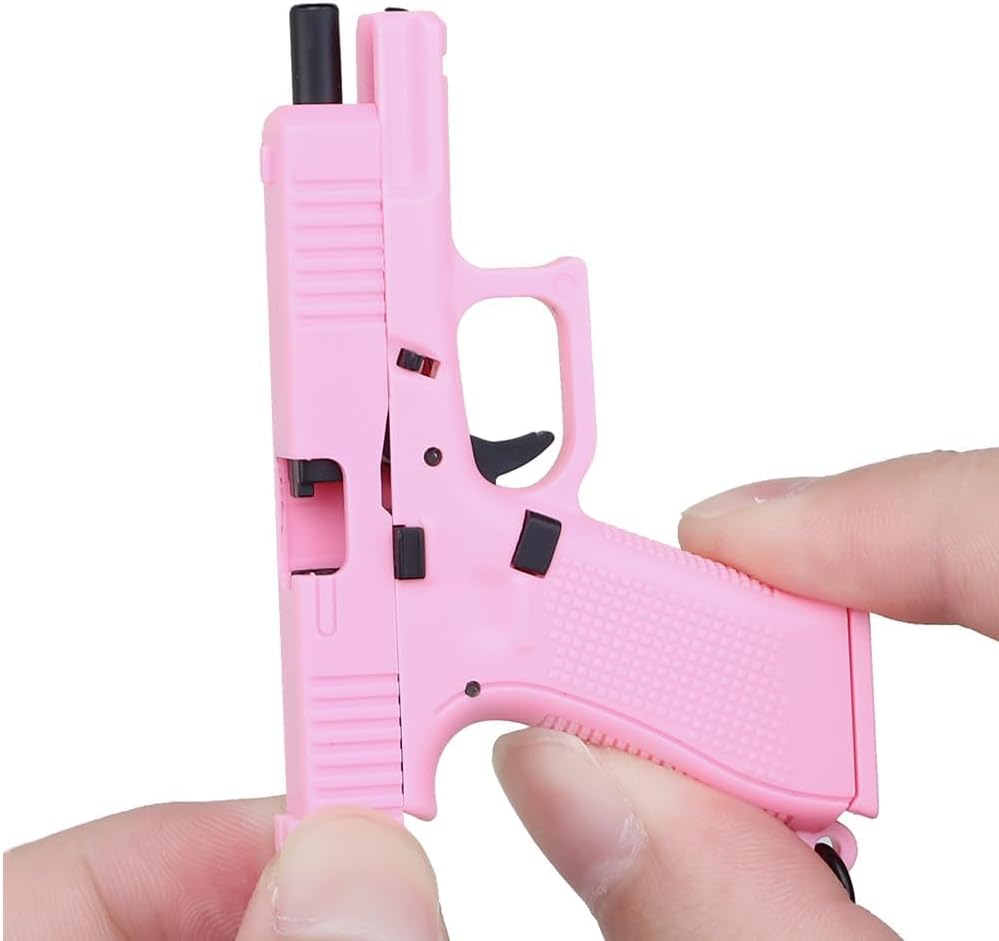 G45 Keychain Good Gift for Boyfriend or Husband 1:4 Mini Pistol Shape Keychain