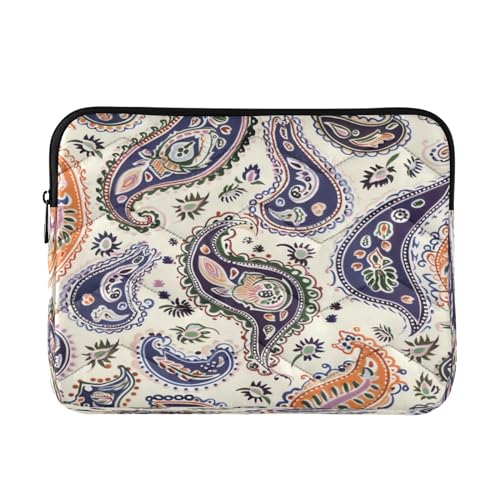 Funda para Laptop 13-14 Pulgadas Impermeable Patrón Paisley