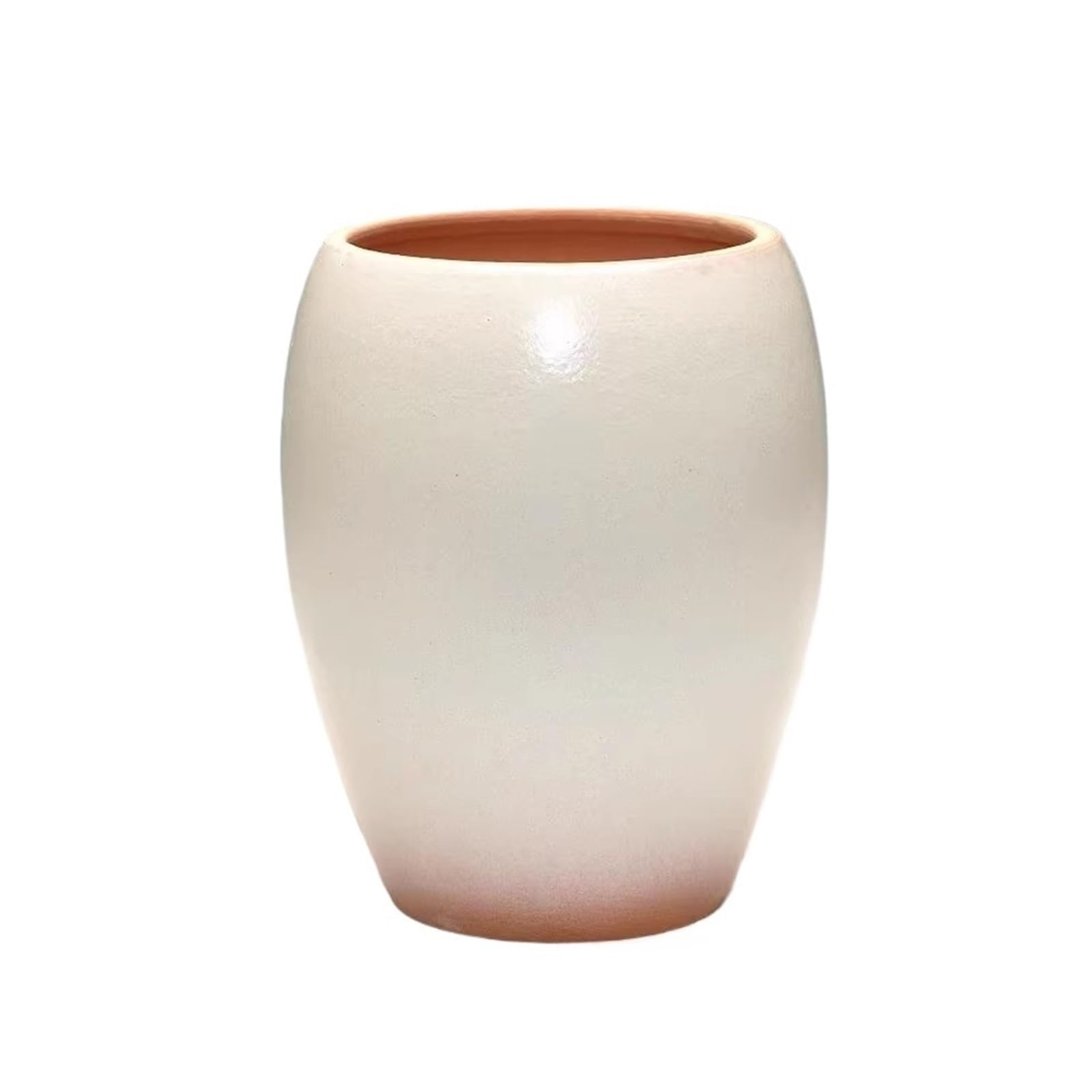 Doniczki Doniczka ceramiczna Fioletowy piasek Soczysta ceramiczna doniczka Oddychająca prosta wewnątrz i na zewnątrz Doniczki ceramiczne(Biały)