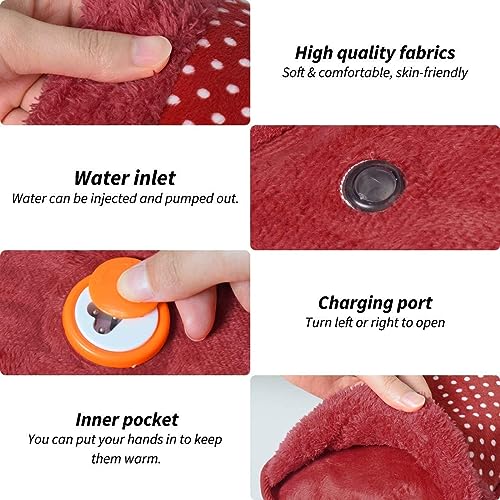 Image of Wuze Electric Hot Water Heating Bag Pocket for Pain Relief (Multicolor 1)