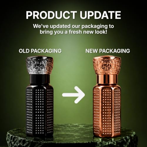 Image of Green Oud Attar Perfume Oil for Men & Women | 6ml Alcohol-Free Long Lasting Roll-On | Arabic Oud, Khus, Rose, Sandalwood & Musk | Concentrated Premium Attar | Unisex Travel Friendly Gift