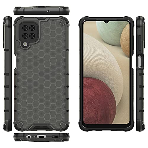 Image of Glasgow Back Case Cover Designed for Samsung Galaxy A12 - Black
