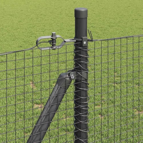Clôture de jardin résistante aux intempéries avec treillis rigide 10m - 5