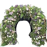 Nos arches de mariage sont composées de feuilles vertes réalisées à la main, dont les couleurs sont soigneusement assorties par des fleuristes. Elles conservent ainsi leur éclat, ne se décolorent pas et restent durables.