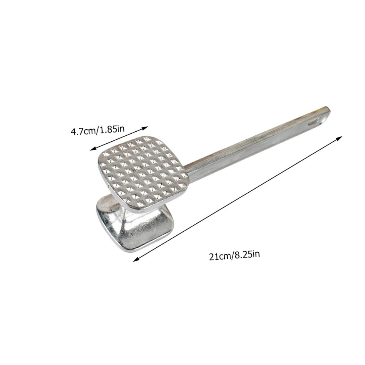 MUCKLILY 2Pcs Meat Tenderizer Mallet Dual Sided Kitchen Tool for Pounding Tenderizing Chicken Beef and Pork Solid Construction Dishwasher Safe Comfortable Grip Handle