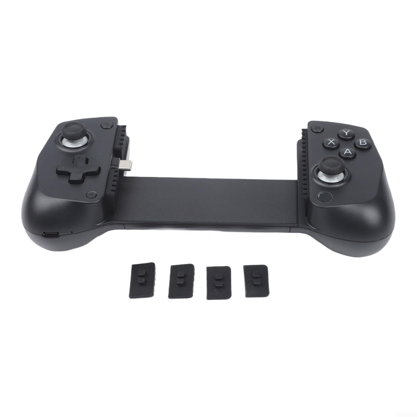 Controlador de juego extensible negro y verde para móvil Android e iOS en ABS portátil 7
