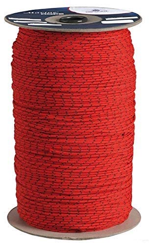 Tresse polypropylène rouge 3 mm Osculati pour amarrage et cordage bateau