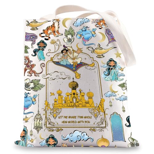 BWWKTOP Desert Princess Tote Bag Magic Lamp Fans Gift miniatura 1