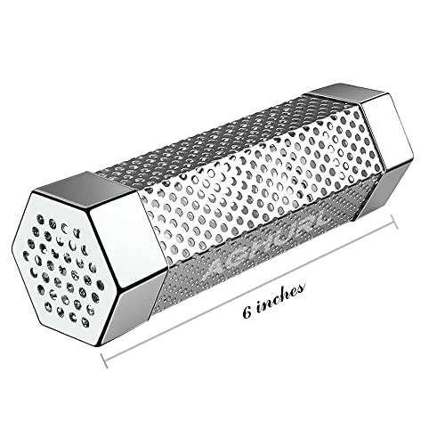 Aghurl Smoke Tube, Premium 6 Inches Stainless Steel Pellet Smoker Tube For All Grill Or Smoker, Hot Or Cold Smoking #TOP1