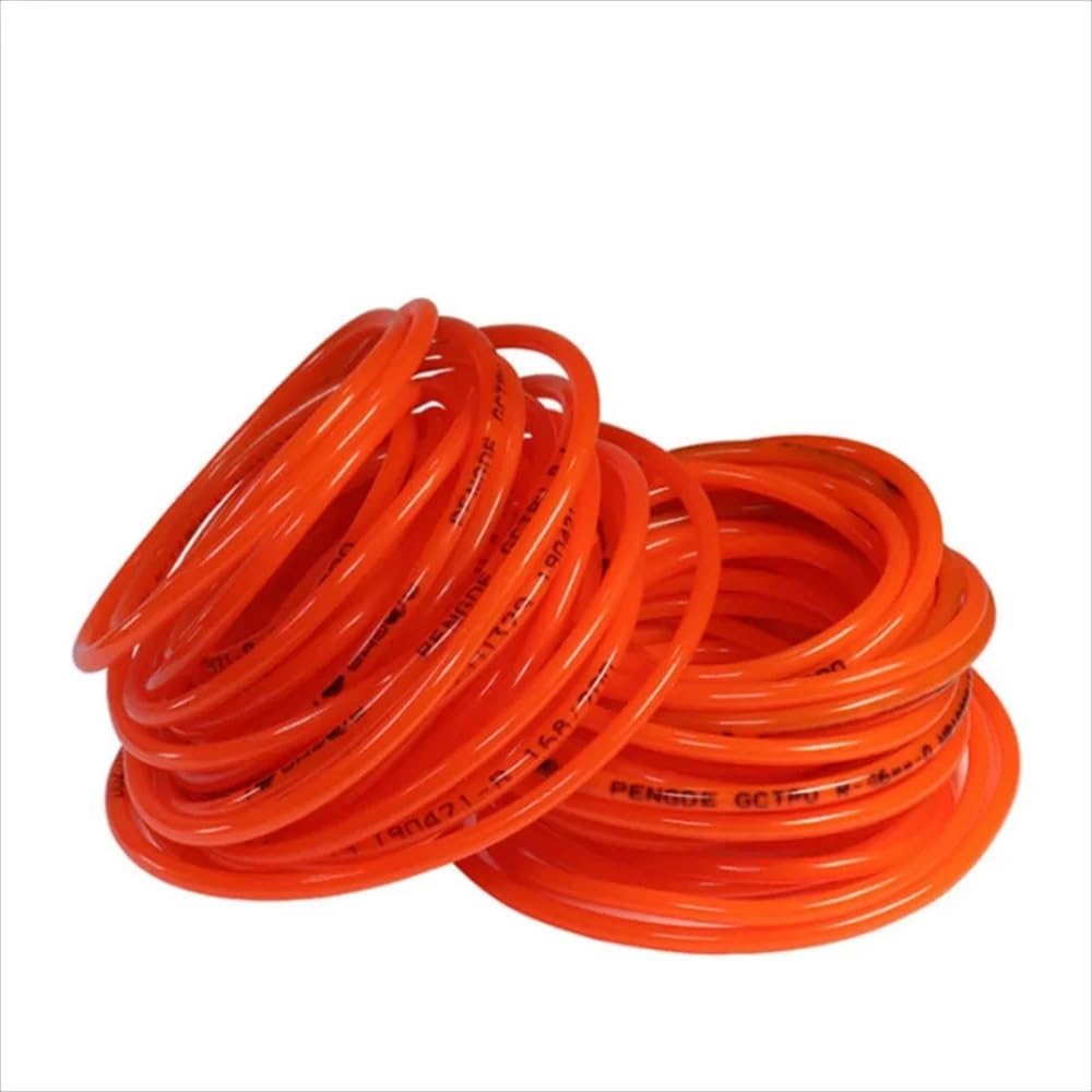 Nastri trasportatori in poliuretano 1pc 1/5M PU cinghia di trasmissione rotonda ad alta resistenza alla trazione, resistenza all'abrasione resistenza alla trazione (Color : 5Meters Red, Size : 10mm