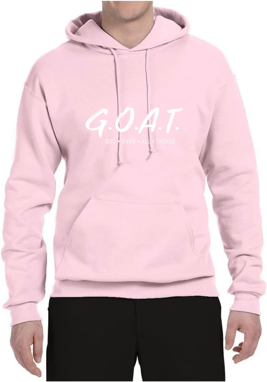 Wild Bobby Goat God Over All Things Inspirational/Christian Unisex Hoodie Sweatshirt