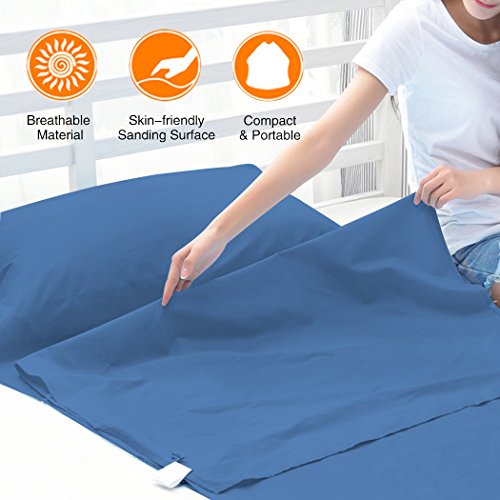 SOMOYA Sleeping Bag Liner Lightweight Portable Foldable Travel Sheet Sack miniatura 4