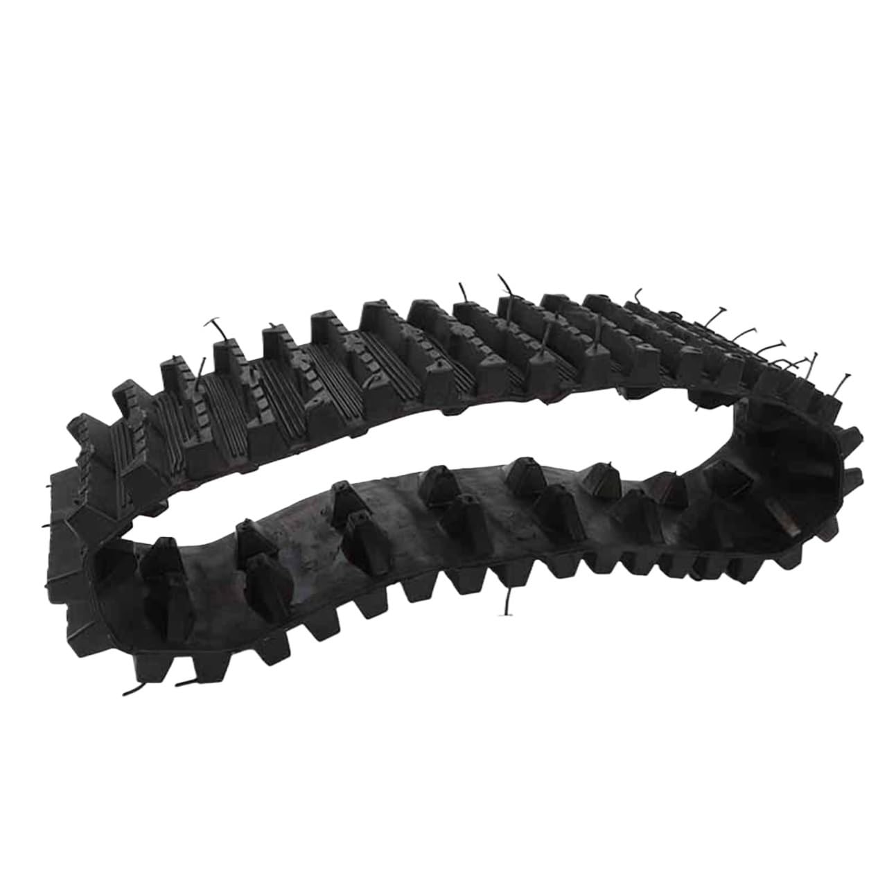 Puleggia per albero motore Cingoli in gomma Pista per pneumatici con ruota di trazione aumentata adatta per ATV UTV motoslitta elettrica Spazzaneve Go Kart