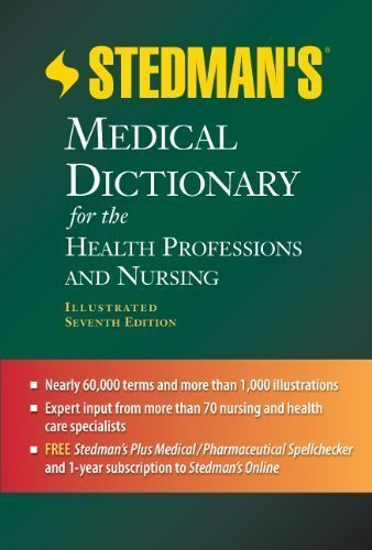 Stedman's Medical Dictionary for the Health Professions and Nursing 7th (seventh), Standard Il Edition by Stedman's published by Lippincott Williams & Wilkins (2011)      Hardcover
