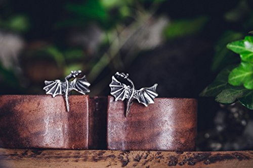 Windalf, orecchini vintage a forma di drago, 18