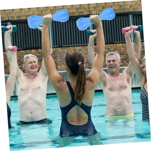 Juego de 2 pesas para ejercicio acuático en piscina miniatura 4