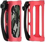 Silicone Case for JBL Flip 4 - Waterproof Portable Bluetooth Speaker, TXEsign Travel Carrying Case Speaker Cover Protective Pouch Sleeve with Hand Strap(Red)