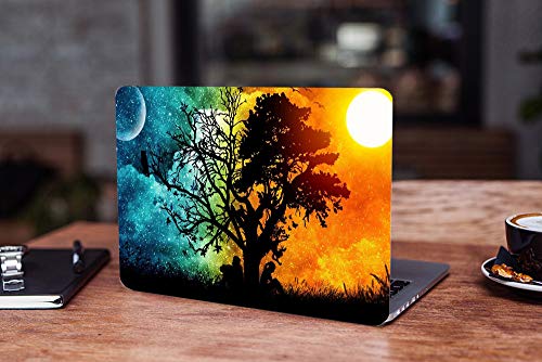 Image of Galaxsia Floral D32 Laptop Skin Sticker Cover Case Decal Protector Fits for Any Laptop(Hp /Dell /Sony /Acer /Lenovo /Asus. etc) Brand Models of Size 15.6 Inches Laptop Notebook.