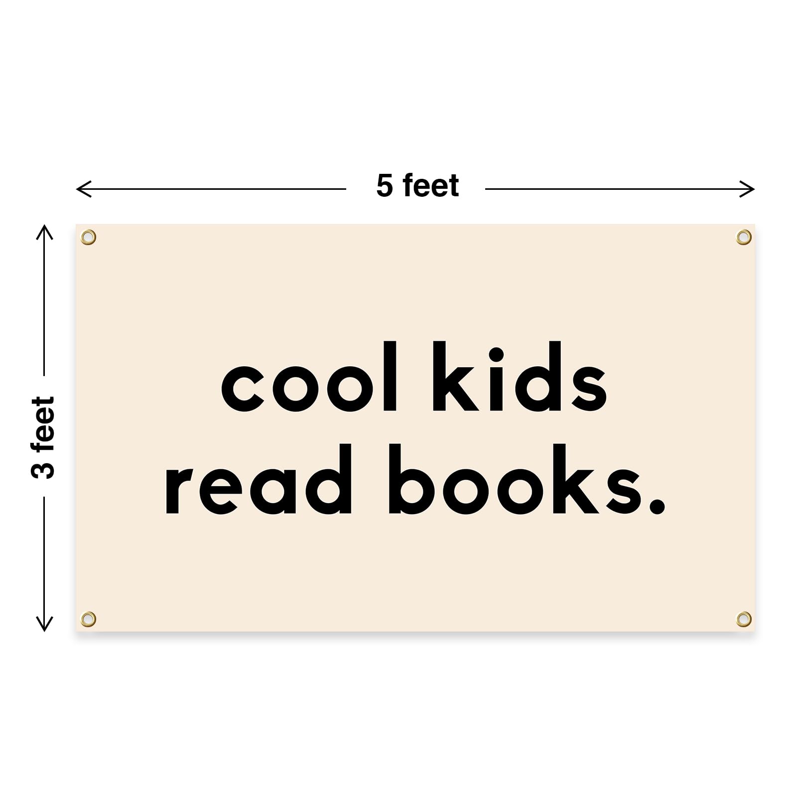 Cool Kids Read Books Wall Hanging Tapestry 3x5 Ft Funny Tapestry for Kids Classroom School Reading Corner Wall Decor - Image 2