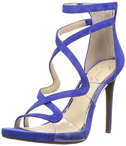Jessica Simpson Women's ROELYN Heeled Sandal, New Cobalt, 7 Medium US