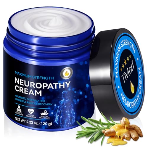 LTQXGT Nerve Relief Cream & Natural Ingredients – Soothing Foot & Hand Cream for Nerve Discomfort, Tingling & Burning Sensations – Fast-Absorbing Moisturizing for Men & Women – 4oz (120g)