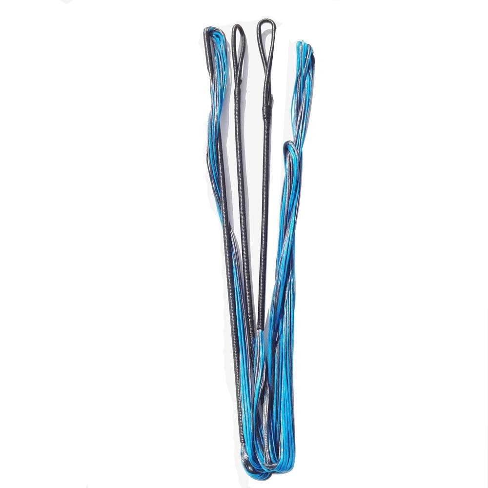 wolfman Dacron Bowstring Archery Recurve Bow String AMO 44-70 inch 14 Strands Handmade Replacement Bow String for Recurve Bow Longbow Traditional Bow(Type 7: AMO 64"(Actual 60.5"))