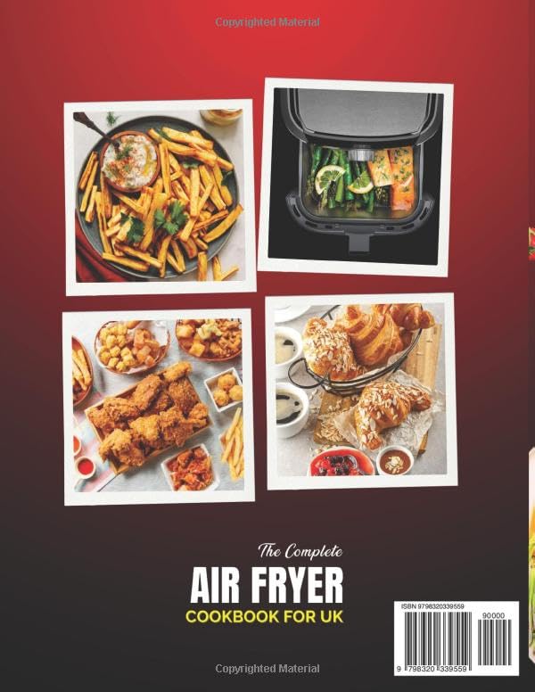 The Complete Air Fryer Cookbook for UK: Transform your Cooking Skills with 189+ Quick, Mouthwatering Recipes | Everyday Favourite, Desserts, Snacks, ... More | Compatible with all Air Fryer models. image 3