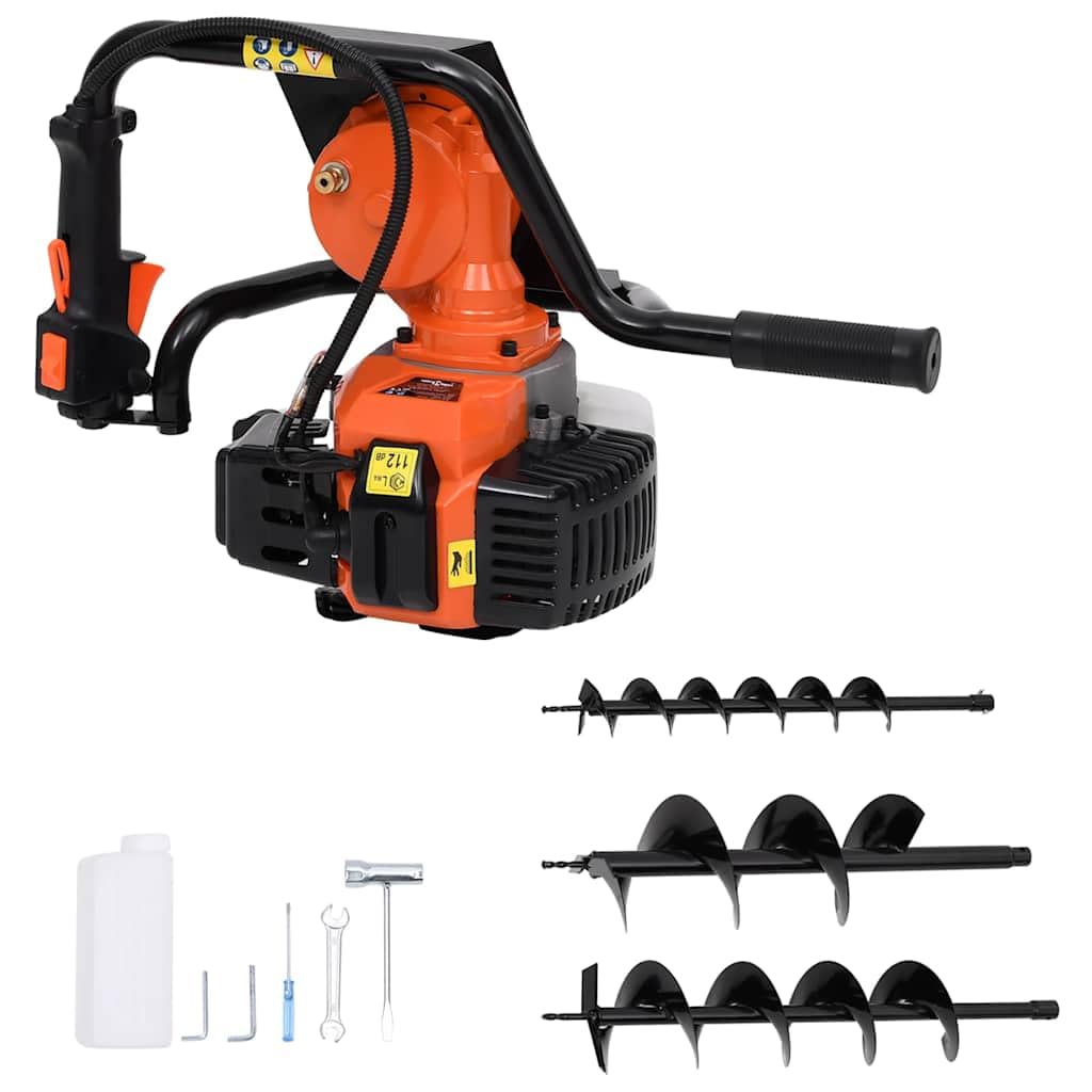 vidaXL Grondboor oranje