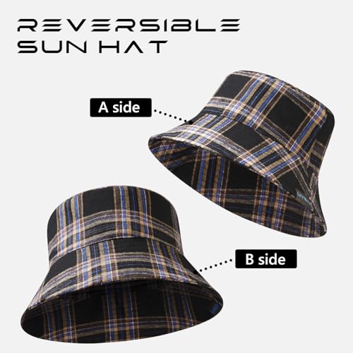 Sombrero reversible plegable tipo bucket unisex miniatura 2