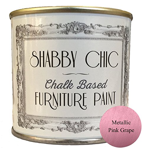 Rose métallique Raisin Craie Base Meubles Peinture Idéal pour créer un style shabby chic. 1 litre