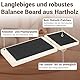 mosegor Balancierbrett aus Holz, Knöchel Balance Trainer, Fußtrainer, Knöchelstabilisator, Einzelbein Balance Board,wadendehner，tragbarer，Anti-Rutschm,strapazierfähiges Holz,23.00 * 13.50 * 4.00cm