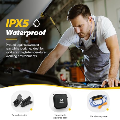 MIPEACE Bluetooth Work Earplugs Headphone