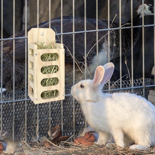 Support de foin pour lapin pour une cage propre au quotidien