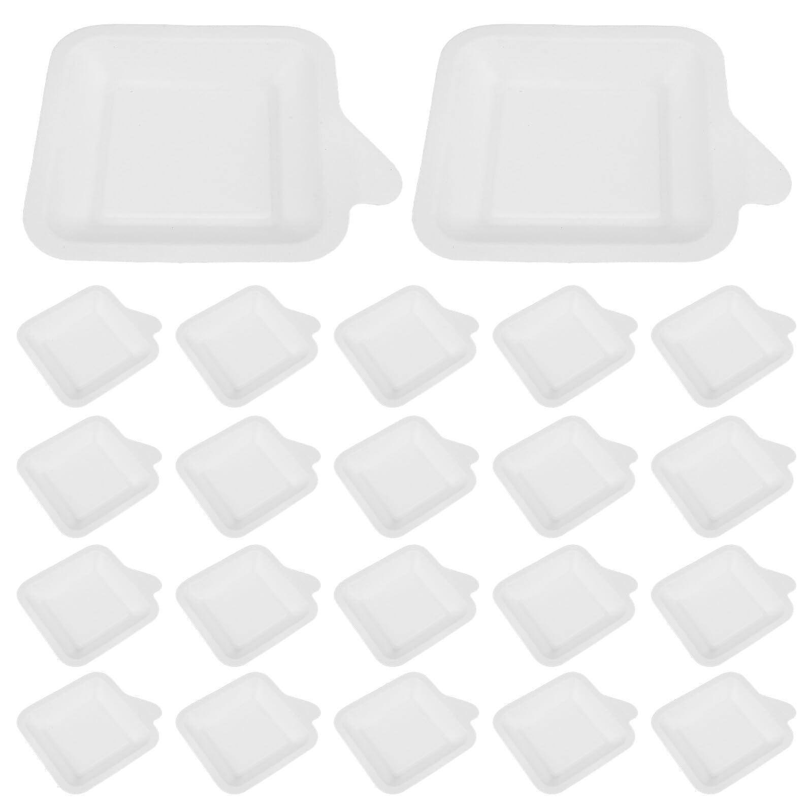 Gatuida Piatti da Dessert Quadrati 100 Pezzi in Carta | Torte e Dolci, per Feste di Compleanno e Picnic All'aperto, Design Robusto
